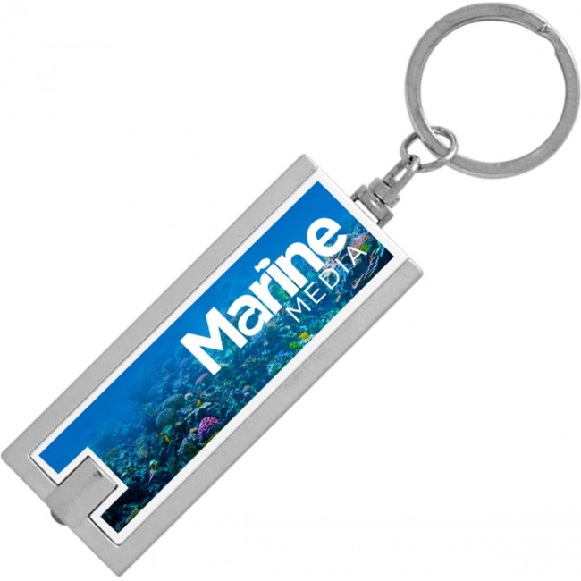 Promotional Vivid LED Torch Keyring