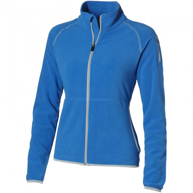 Promotional Drop shot full zip micro fleece ladies jacket - Image 4