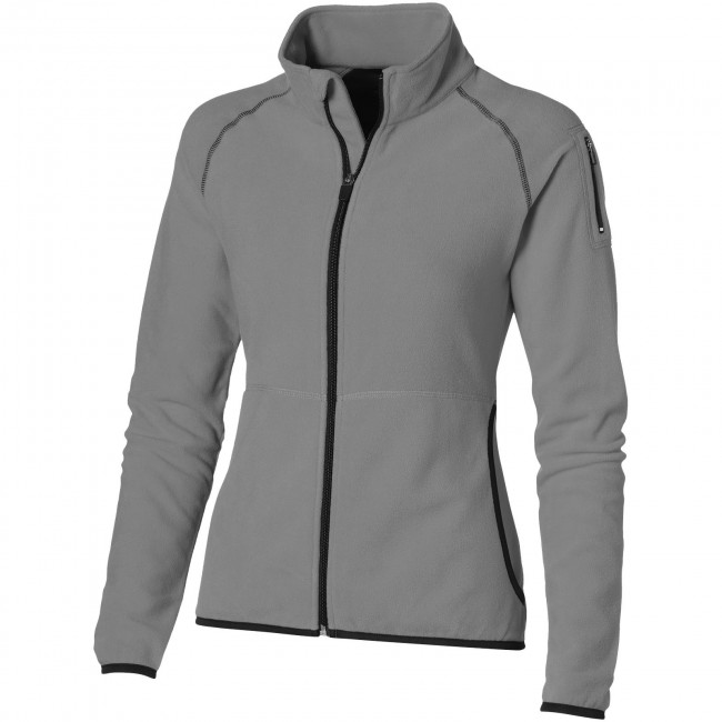 Promotional Drop shot full zip micro fleece ladies jacket - Image 2