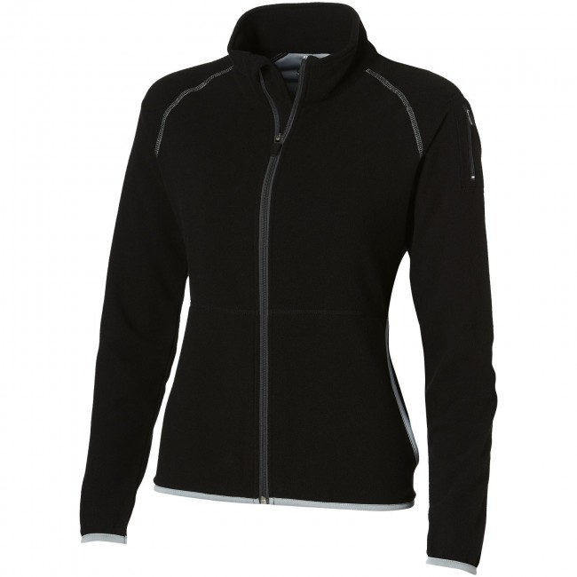 Promotional Drop shot full zip micro fleece ladies jacket - Image 1