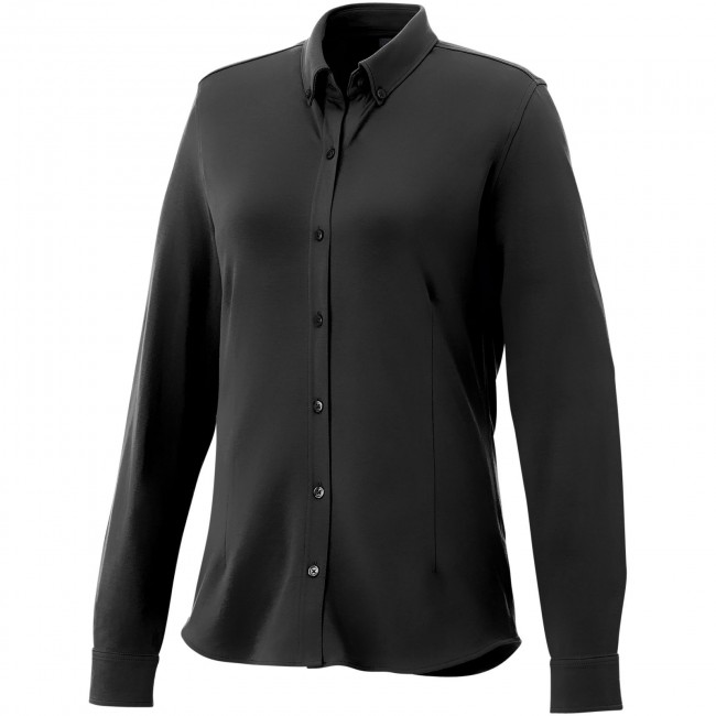 Promotional Bigelow long sleeve women's pique shirt - Image 1