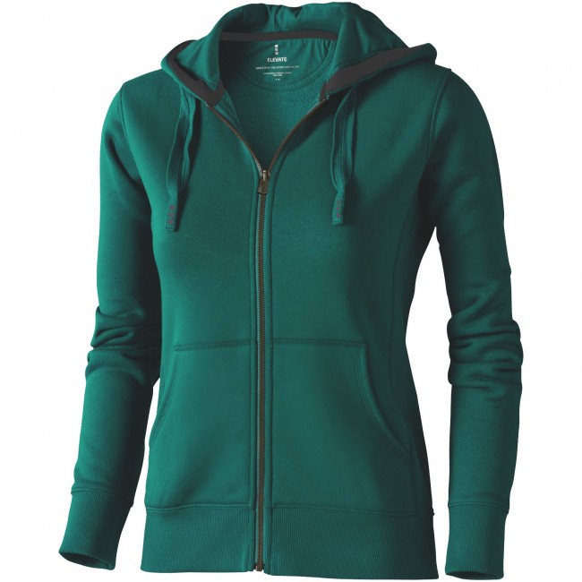 Promotional Arora hooded full zip ladies sweater - Image 3