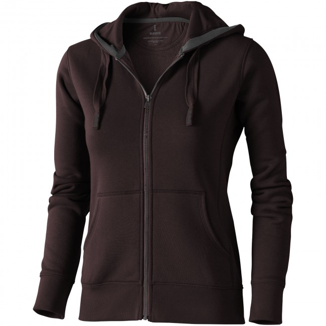 Promotional Arora hooded full zip ladies sweater - Image 2