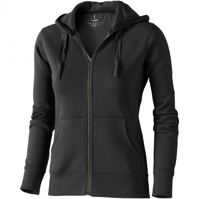 Promotional Arora hooded full zip ladies sweater - Image 1