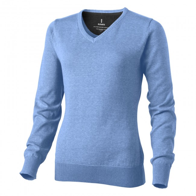 Promotional Spruce ladies V-neck pullover - Image 4