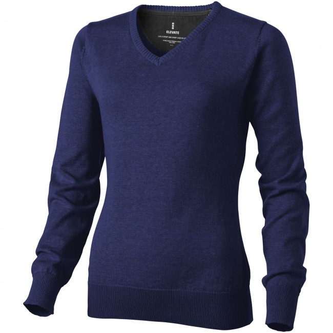 Promotional Spruce ladies V-neck pullover - Image 3