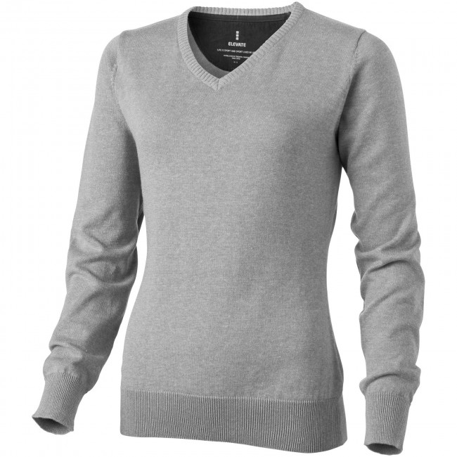 Promotional Spruce ladies V-neck pullover - Image 2