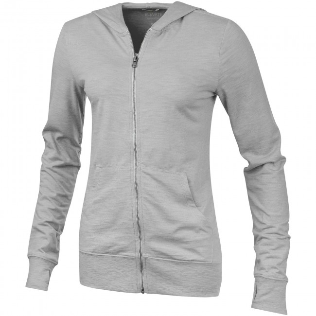 Promotional Garner full zip hooded ladies sweater - Image 2