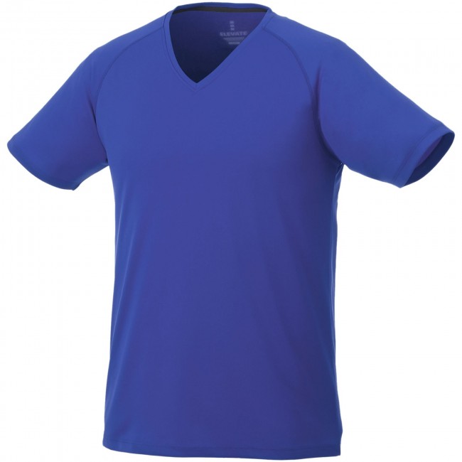 Promotional Amery short sleeve men's cool fit v-neck shirt - Image 3