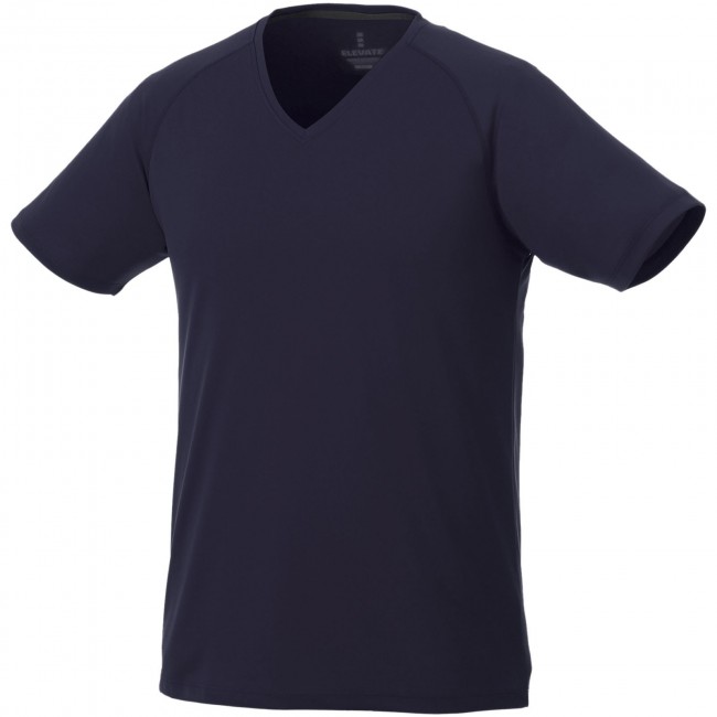 Promotional Amery short sleeve men's cool fit v-neck shirt - Image 2