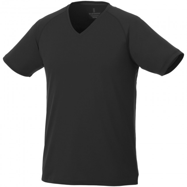 Promotional Amery short sleeve men's cool fit v-neck shirt - Image 1