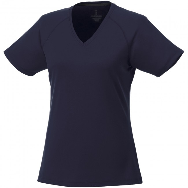 Promotional Amery short sleeve women's cool fit v-neck shirt - Image 2