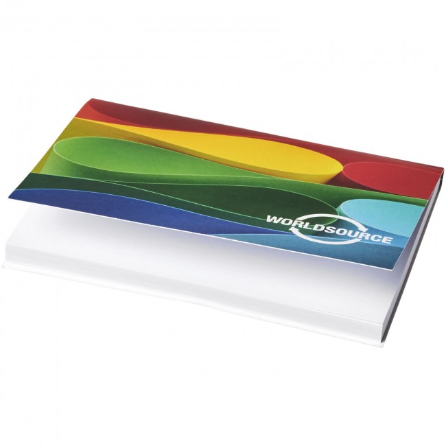 Promotional Sticky-Mate® A7 soft cover sticky notes 100x75 - 25 pages