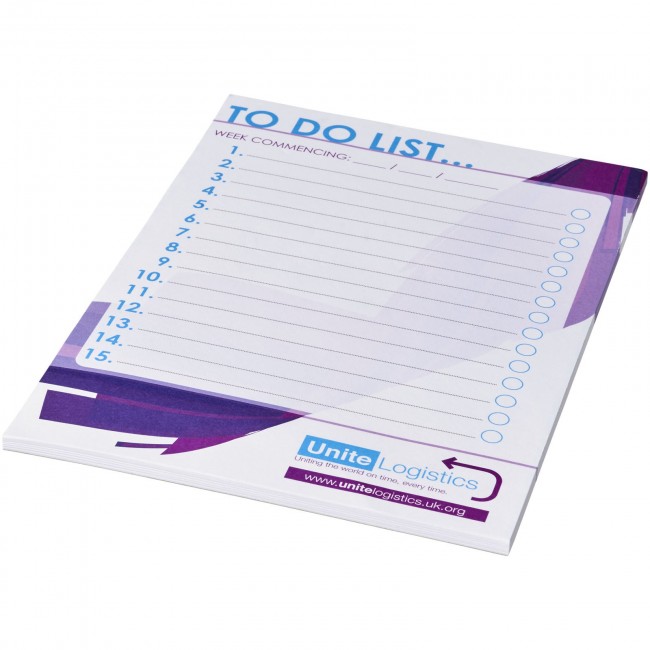 Promotional Desk-Mate® A5 notepad - 25 pages