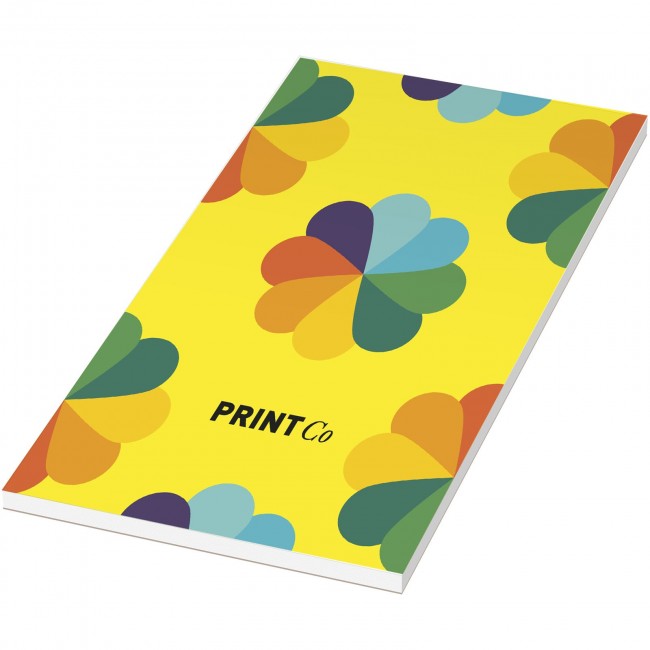 Promotional Desk-Mate® 1/3  A4 notepad wrap cover - 25 pages