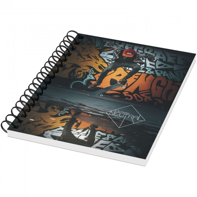 Promotional Desk-Mate® A6 notebook synthetic cover - Image 1