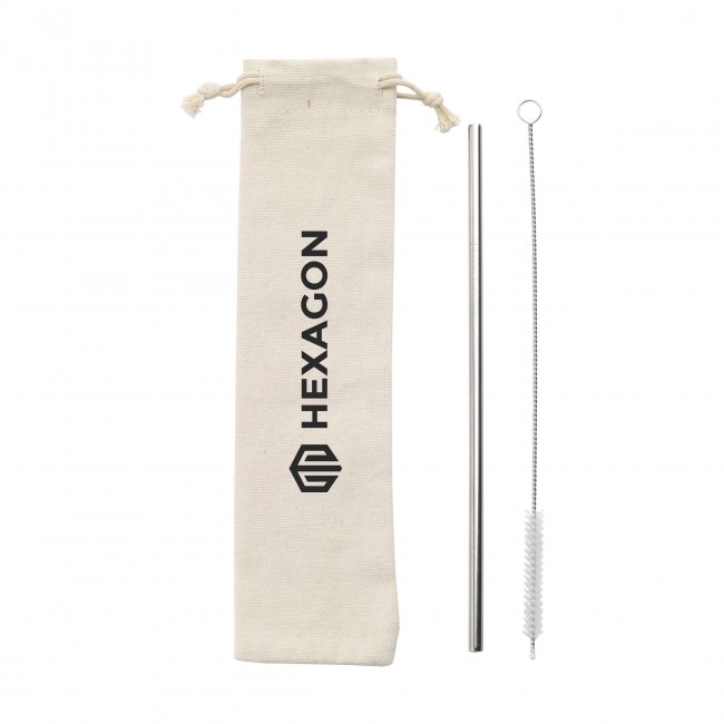 Promotional Eco Stainless Steel Straw Set