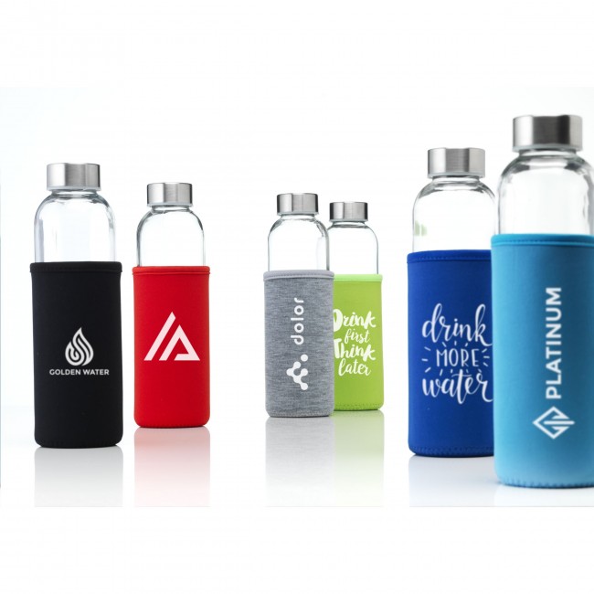 Promotional Senga Glass drinking bottle