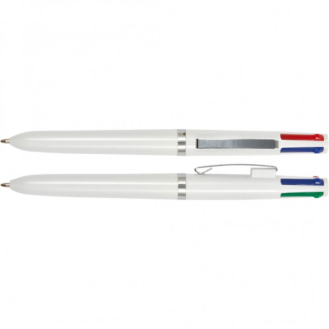 Promotional Four Colour Plastic Teachers Ball Pen