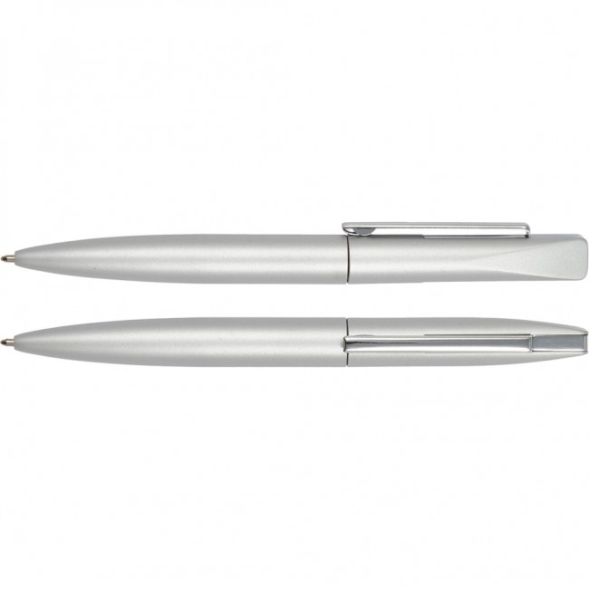 Promotional Silver Blade Ball Pen Lacquered with Chrome Trim