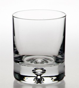 Promotional Bubble Base Whisky Glass