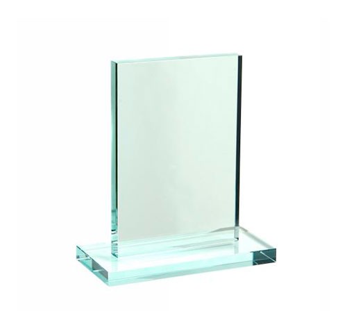 Promotional Small Jade Green Rectangular Trophy Award