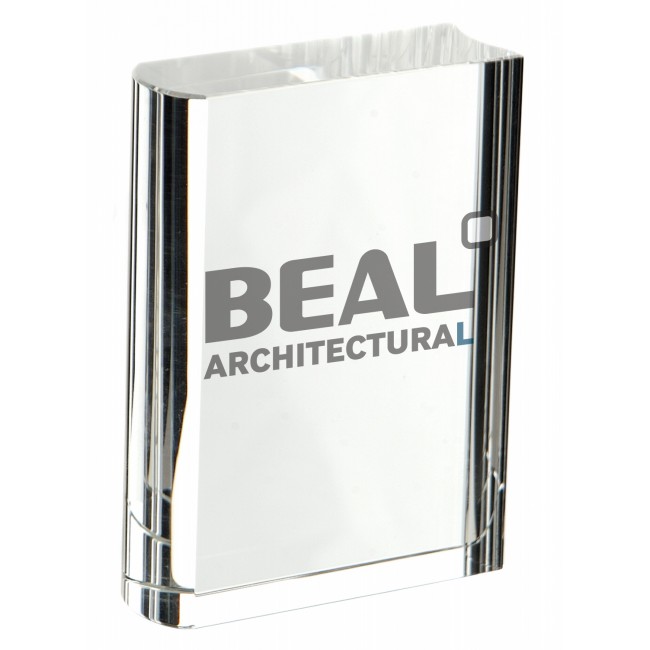 Promotional Optical Crystal Glass Book