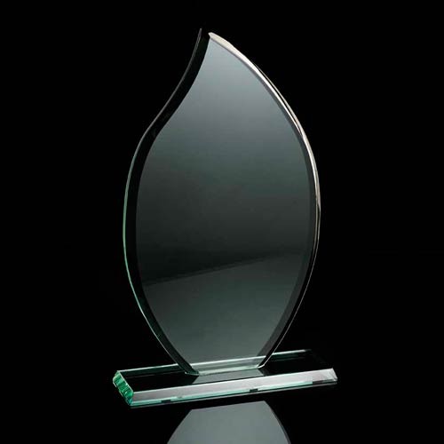 Promotional Flame Jade Green Award