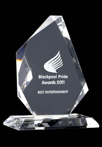 Promotional Medium Optical Crystal Trophy Award Prism