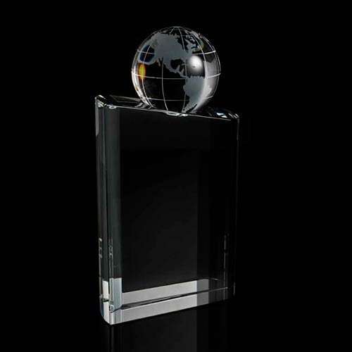 Promotional Mounted Crystal Globe