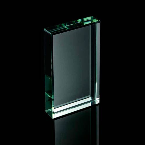 Promotional Jade Green Rectangular Paperweight