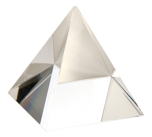 Promotional 60mm Optical Crystal Pyramid