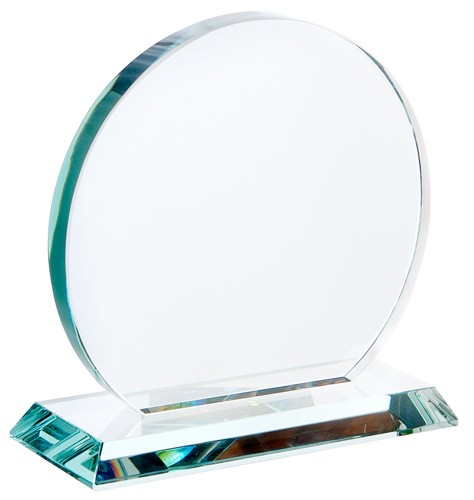 Promotional Medium Jade Green Trophy Award Circle