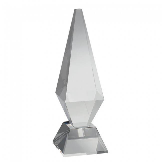 Promotional Large Optical Crystal Chunky Diamond Award