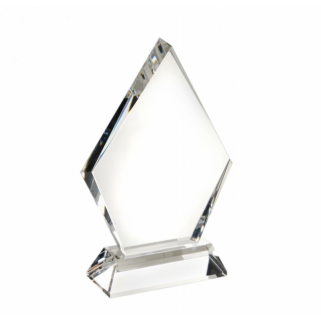 Promotional Optical Crystal Glass Diamond Trophy Award