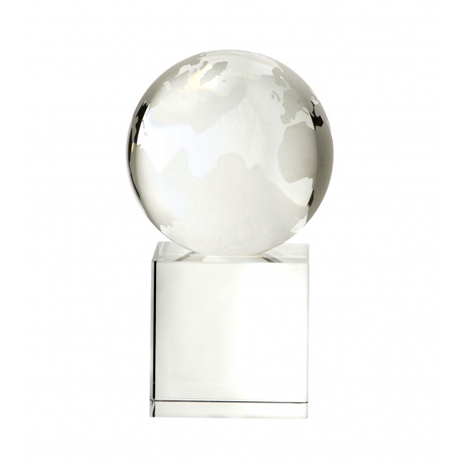 Promotional 80mm Glass Globe Award