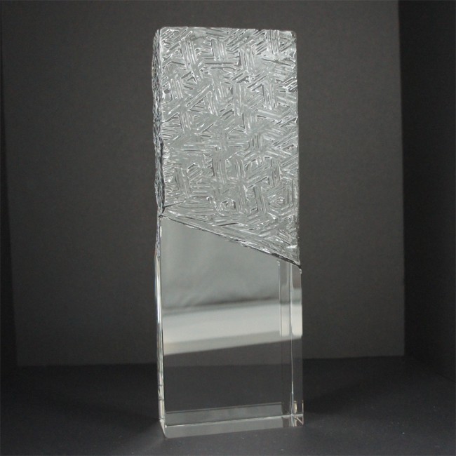 Promotional Medium Optical Crystal Tombstone Award