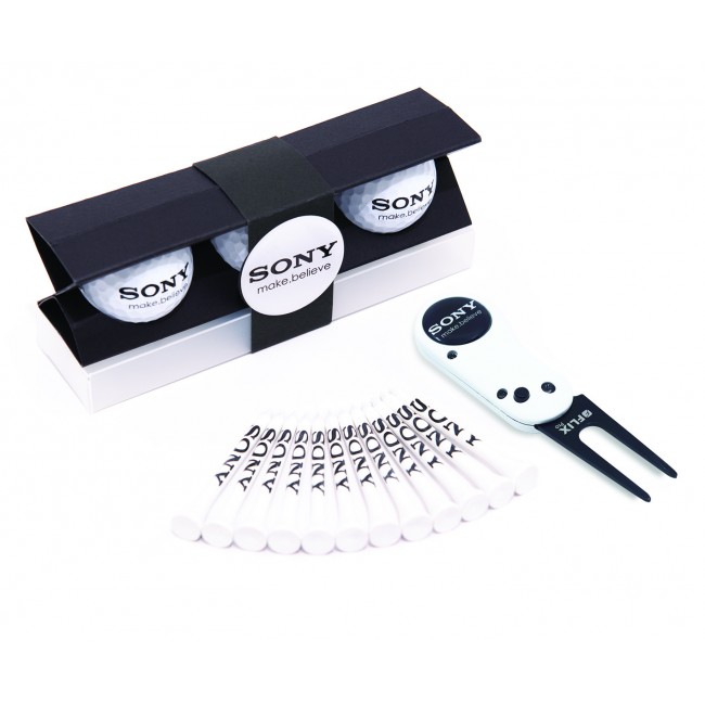 Promotional Xpack 7, 3 Ball Golf Gift Set