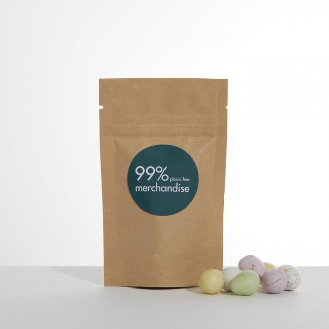 Promotional Kraft Sweet Pouch - Mini Eggs