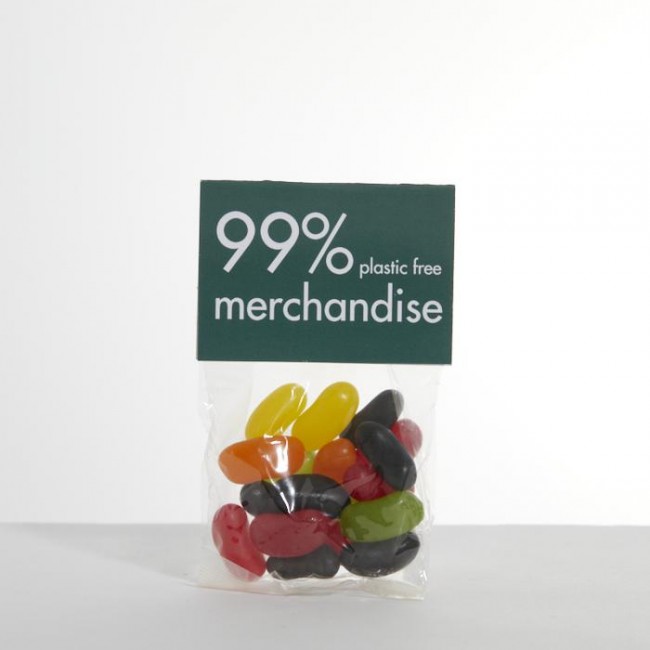 Promotional Header Sweet Bag - Jelly Beans