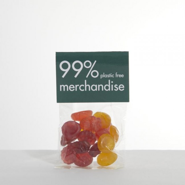 Promotional Header Sweet Bag - Vegan Fruit Gums