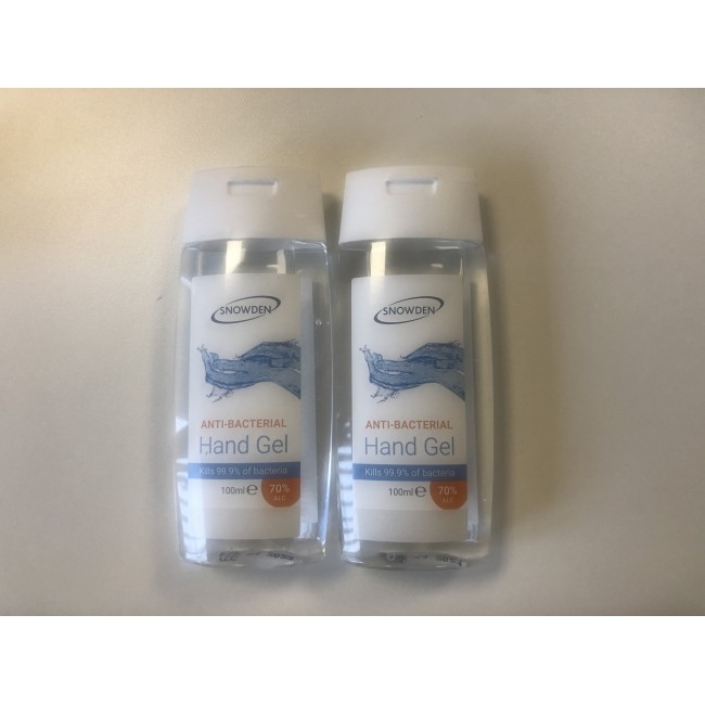 Promotional Snowden 100ml Anti Bacterial Hand Gel