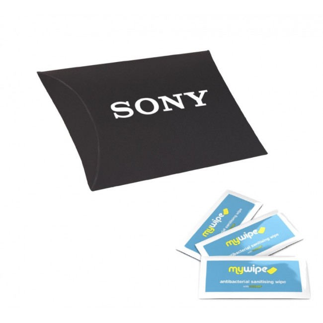 Promotional Branded Anti Bacterial Wipes 3 Pack