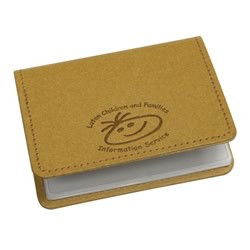 Promotional Eco Natural Leather Business Card Wallet