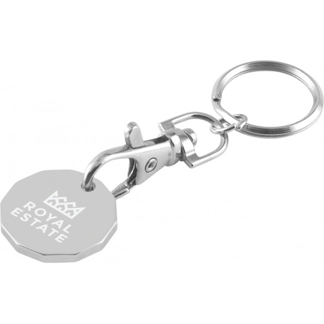 Promotional Trolley Coin Keychain 5 Day Standard Service