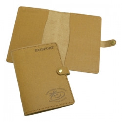 Promotional Eco Natural Leather Passport Wallet