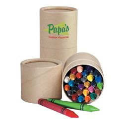 Promotional Wax Crayon Tub