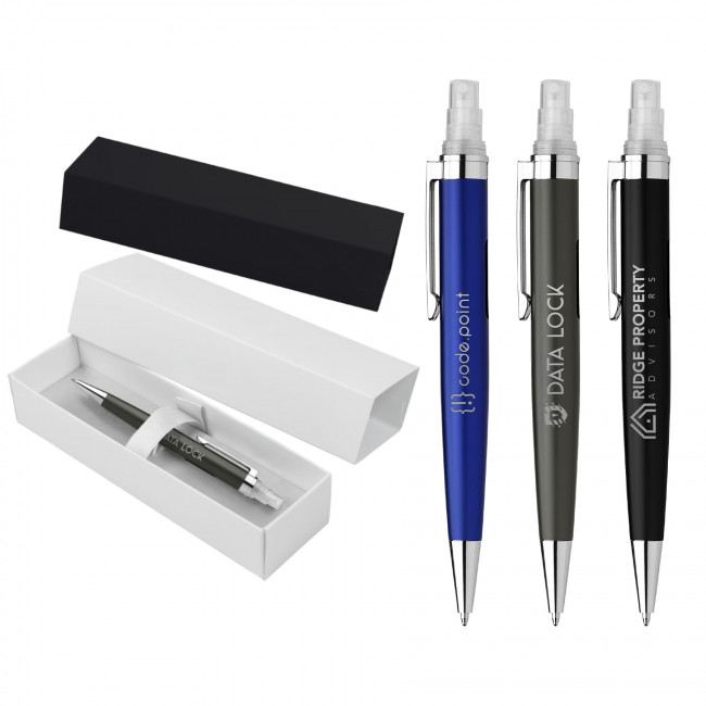 Promotional 5ml Sanitizer Metal Pen in gift box