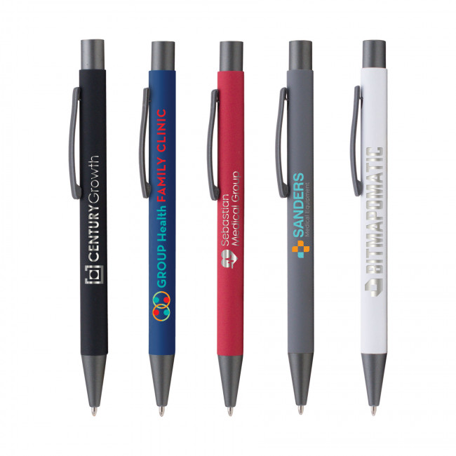 Promotional Bowie Softy Antimicrobial Pen