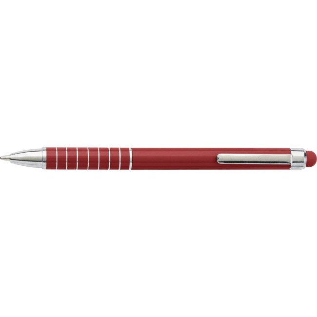 Promotional Aluminium ballpen with stylus - Image 2